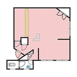 銀座街の間取図画像