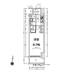 S-RESIDENCE岐阜駅 1Kの間取図画像