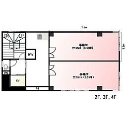 カナリヤビルの間取図画像