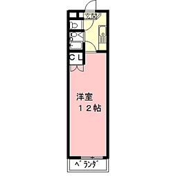 第5松波ビル東館 1Kの間取図画像