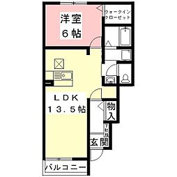 間取図画像 1LDK