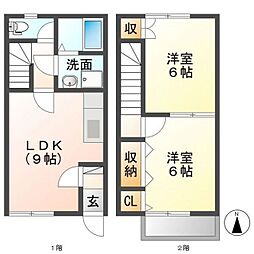 間取図画像 2DK