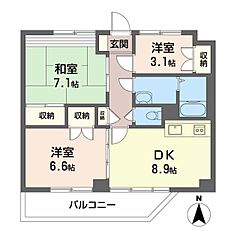 物件の間取り