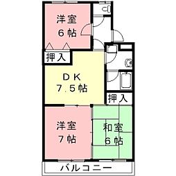間取図画像 3DK