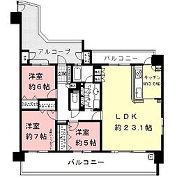 間取図画像 3LDK