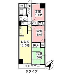 間取図画像 3LDK