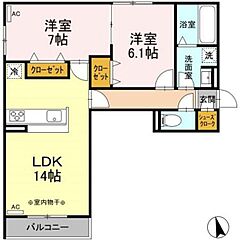 物件の間取り