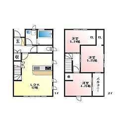 Maison de Grace(メゾン ド グレース) 3LDKの間取図画像