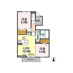 物件の間取り