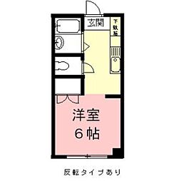 タツミメゾンI・S 1Kの間取図画像