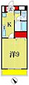 オークパレス4階6.6万円