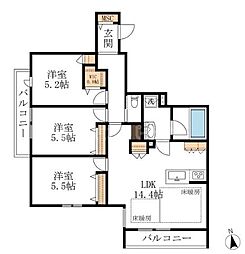 間取図画像 3LDK