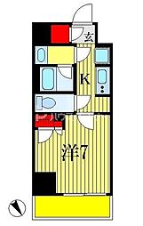 シエルブラン千葉駅前 1Kの間取図画像