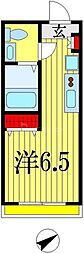 REGALO千葉駅前 ワンルームの間取図画像
