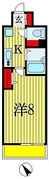 ParkAxis千葉 1Kの間取図画像