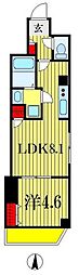 エスポワール 1LDKの間取図画像