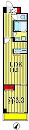 ARVITA 1LDKの間取図画像