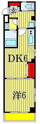 金太郎ヒルズ70'★ 1DKの間取図画像