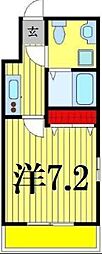 フレグランスウィンド 1Kの間取図画像