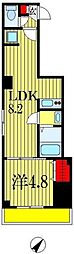 イルチェントロ本千葉駅前 1LDKの間取図画像