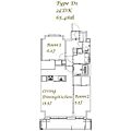 スプランディッド西日暮里7階25.7万円