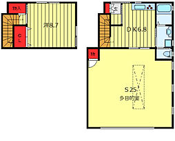 CasaK-SevenS 1SDKの間取図画像