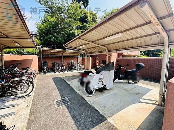 管理の行き届いた駐輪場♪