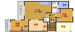 ワコーレ霞ケ丘景彩館 3LDKの間取図画像