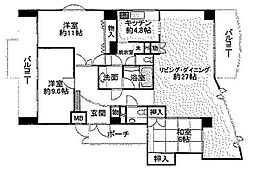 アーバンヴィレッジ垂水高丸 3LDKの間取図画像