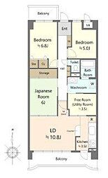 間取図画像 3LDK