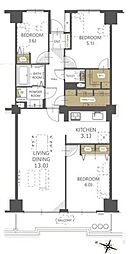 間取図画像 3LDK