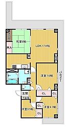 エリオ西神南2号棟 4LDKの間取図画像