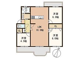 間取図画像 3LDK