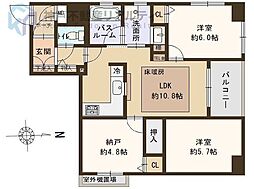 間取図画像 2SLDK