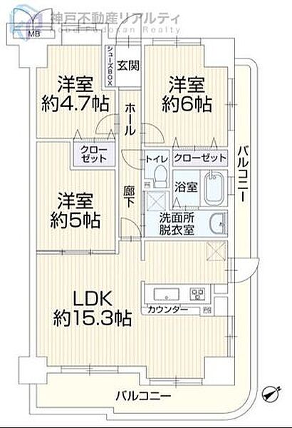 間取り：328000623926