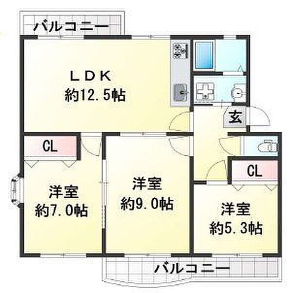 間取り：328000668385
