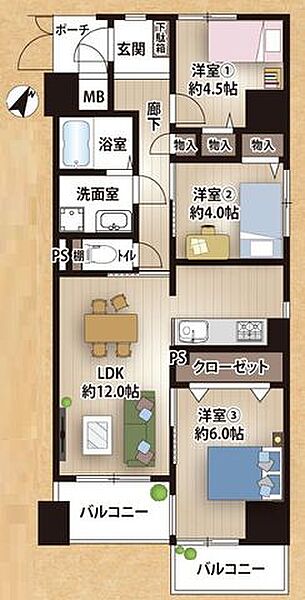 間取り：328000677537