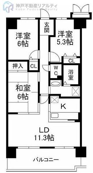 間取りを拡大表示