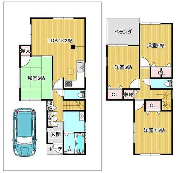 間取りを拡大表示