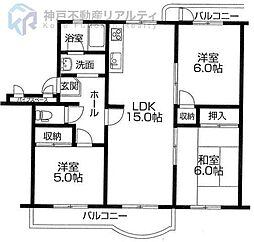 間取図画像 3LDK