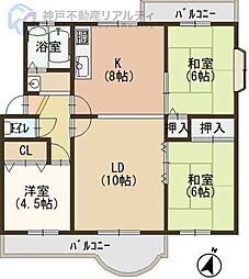 間取図画像 3LDK
