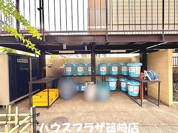 ゴミ置き場もとても綺麗にされています。
