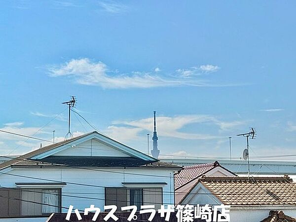 バルコニーからスカイツリーが見えます！