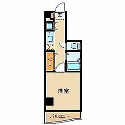 シンシア本郷三丁目 1Kの間取図画像