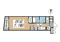 世田谷区下馬6丁目マンション 1Kの間取図画像