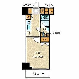 パレステュディオ麹町 1Kの間取図画像