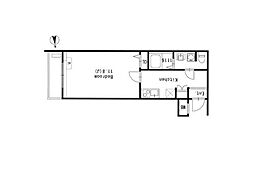 GRANPASEO文京小日向 1Kの間取図画像