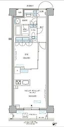 パークアクシス文京本郷 1LDKの間取図画像