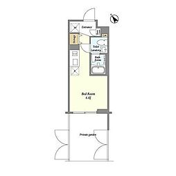 ASTILE西新宿2 ワンルームの間取図画像