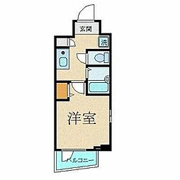 サンテミリオン東麻布 1Kの間取図画像